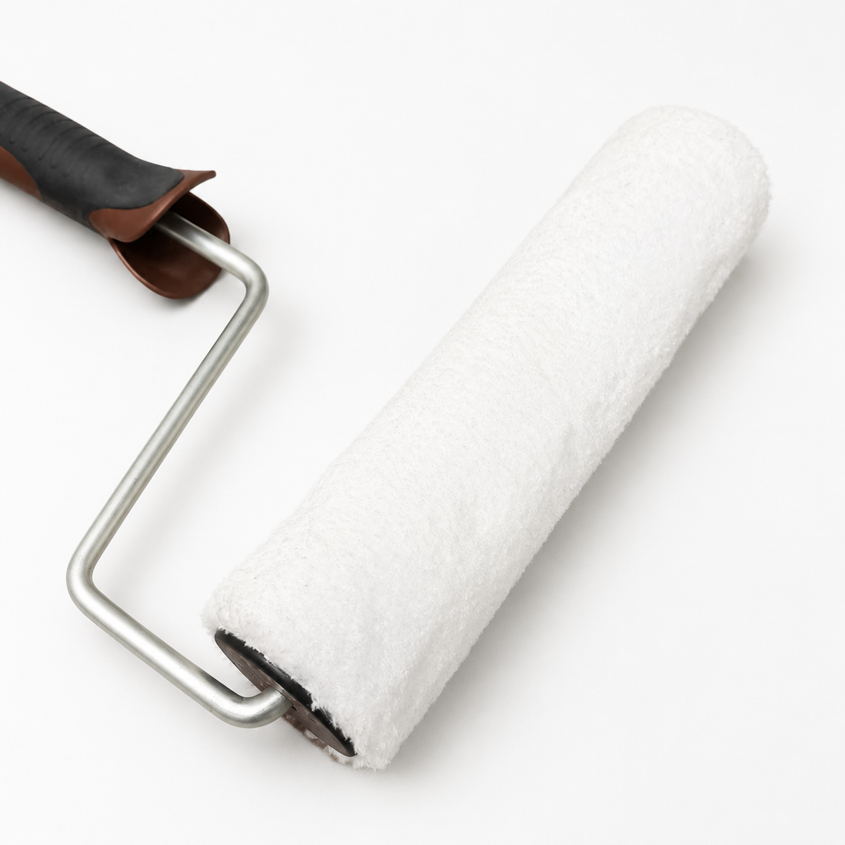 Dettaglio del pelo corto in microfibra del rullo professionale