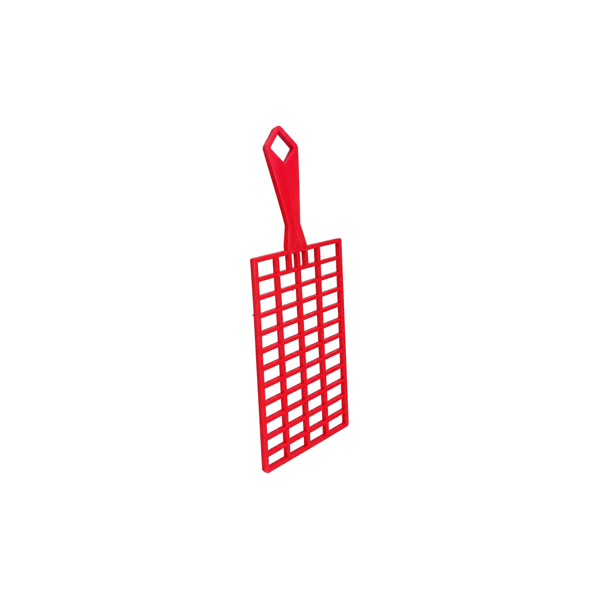 Griglia per rullino in PVC vista laterale con manico forato