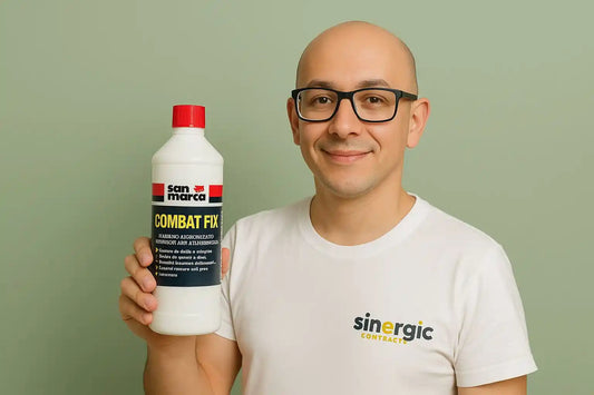 Fissativo trasparente a confronto con il fondo pigmentato bianco