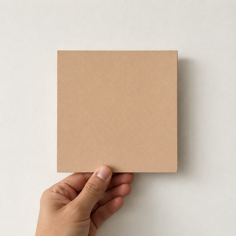 Campione colore Assoluta — pannello dipinto 15×15 cm
