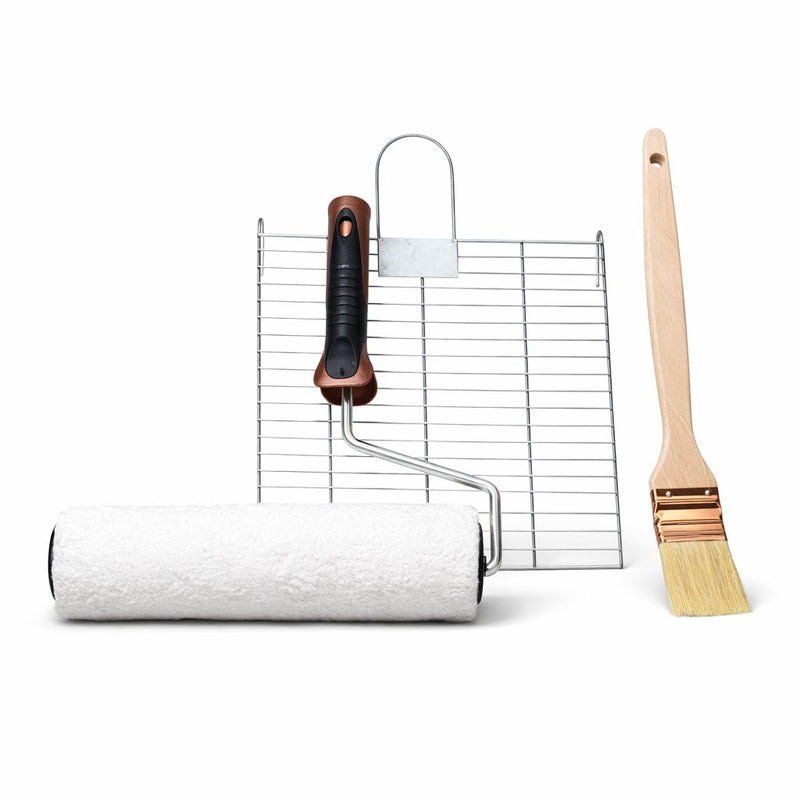 Kit rullo microfibra pelo corto pennello per imbiancare