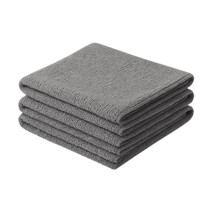 Set 3 panni in microfibra 25x25